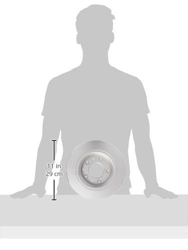 BOSCH 34011473 QuietCast Premium Disc Brake Rotor - Compatible with Select Mazda Miata; REAR - Single