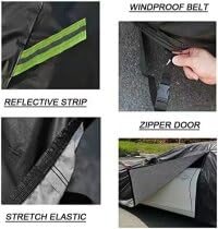 Koukou Waterproof Suv Car Cover Suitable For Kia Soul From 2009 To 2025, 7 Layers Heavy Duty Car Cover Waterproof All Weather Wi