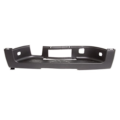 Carpartsdepot 2008-2013 Compatible For Chevrolet Chevy Sierra 1500 Silverado Rear Bumper Step Pad Textured Gm1191129 15284310