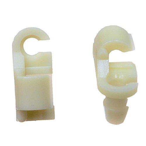 Pt Auto Warehouse Bcf8898P - Door Handle Rod End Retainer Clip - Replace Oe: # 88981030, And Oe #: 88981031, Left/Right Pair