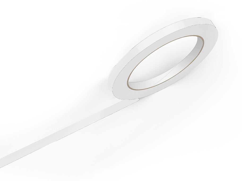 3M 50 Matte White Matte Vinyl Pinstriping Tape - Vinyl Striping Lines Stickers, Striping (1/4In X 150Ft Roll)