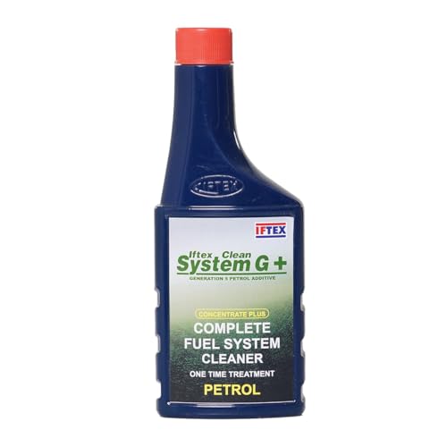 Iftex Clean System G +, Complete Fuel System Cleaner One Time Treatment Petrol Cars (300 Ml) / Cars Petrol Injector Cleaner And