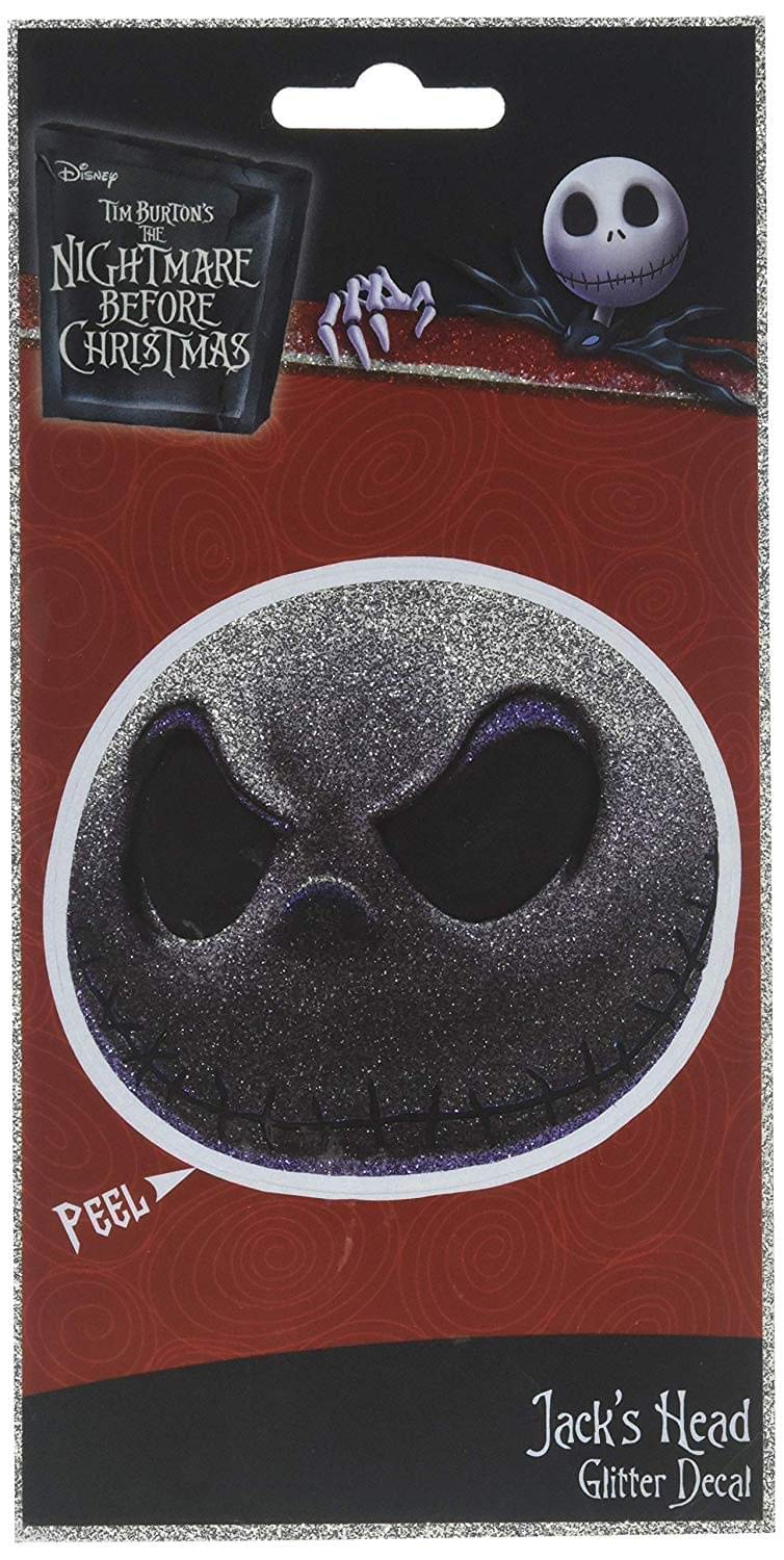 Nightmare Before Christmas 811308026889 Glitter Decal, 1 Pack
