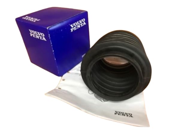 Volvo Penta Bellows Kit with Hose Clamp for DP SX DPX TSK - Genuine OEM Replacement