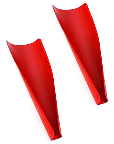 QWORK Flexible Draining Oil Funnel, Reusable Foldable Oil Free Guide Tool Draining Funnel for Trucks, Motorcycles, Automobiles,