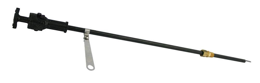 Moroso 25973 Zinc Plated Twist Lock Dipstick , Black