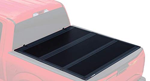 Leer Hf350M Tri-Folding Truck Bed Tonneau Cover, Fits Chevy Silverado And Gmc Sierra 1500, Years 2019-2024, 6'6' Truck Bed, Black