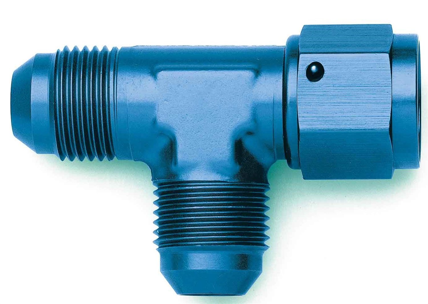 Aeroquip Fcm2255 Blue Anodized Aluminum -06An Female Run Tee