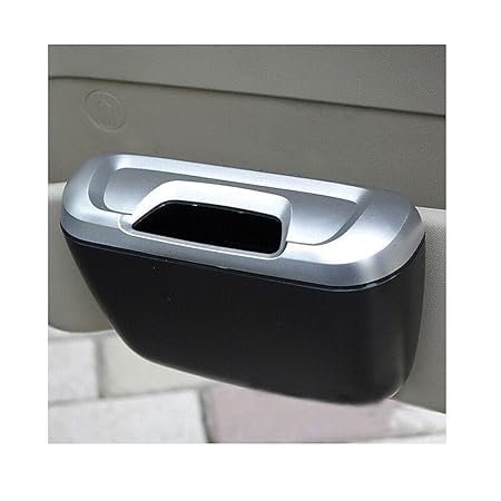 GNOLY Plastic Car Dust Bin with Lid, Car Door Side Trash Can, Garbage Can Bin Trash Container for All Cars Multicolour