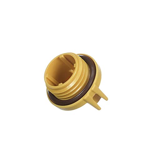 Subaru Genuine Oil Filler Cap - OEM Aluminum for BRZ, Crosstrek, Legacy, Forester, Impreza, Outback, WRX - Yellow, Model 15255AA161