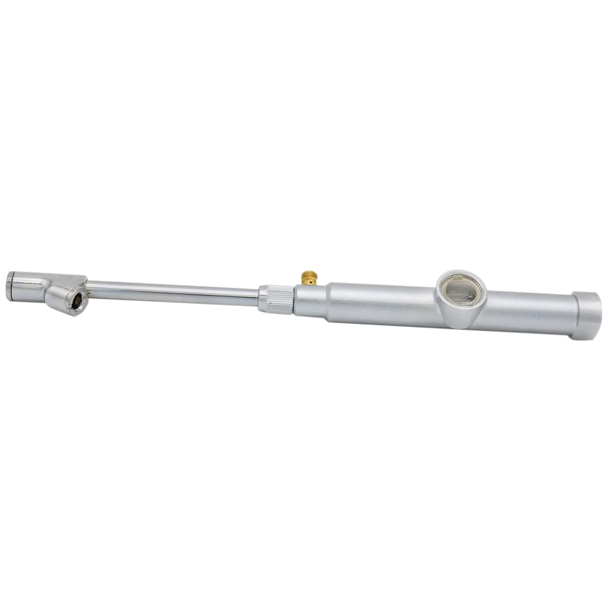 RoadPro RP3292D 12" Dual Foot Tire Gauge with Bleeder Valve - Chrome Finish