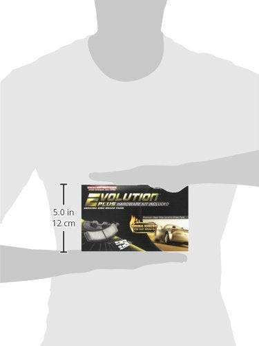 Power Stop 17-1293, Z17 Front Ceramic Brake Pads with Hardware For 2013-2018 Lexus ES300h | 2007-2018 Lexus ES350 | 2008-2018 To