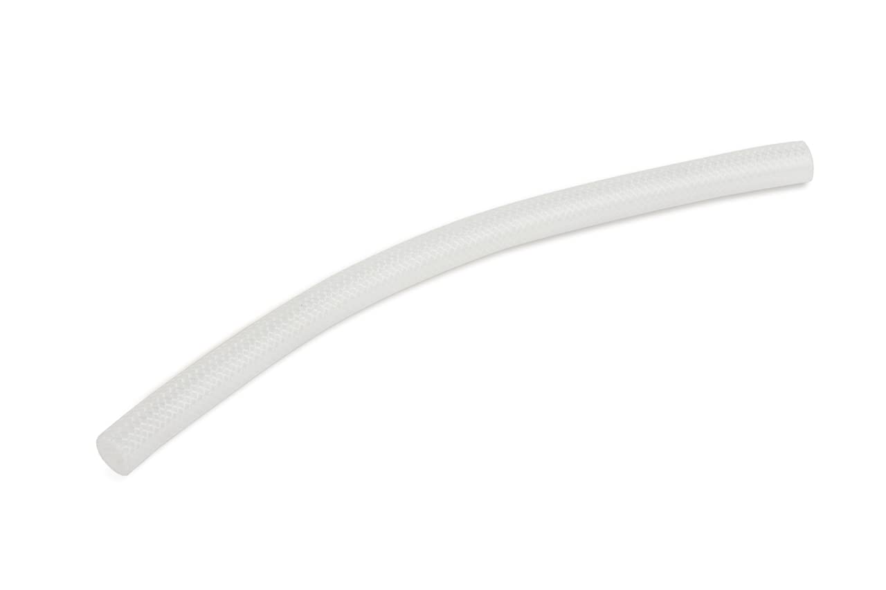 Hps Performance 3/8'' Id Clear High Temp Reinforced Silicone Heater Hose, Max Working Pressure 80 Psi, Max Temperature Rating: 3