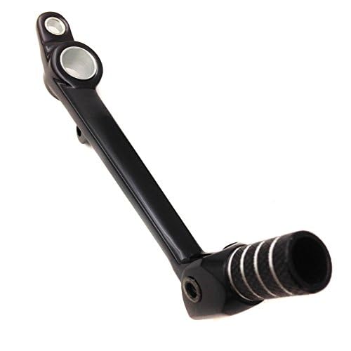 XKH- Motorcycle Black High Tensile Strength Aluminum Folding Rear Brake Pedal Foot Lever Compatible with CBR 600/ F4 / F4i 1999-