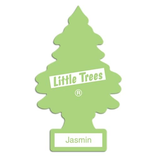 Little Trees Car Air Freshener Hanging Paper Tree For Home Or Car , ''Lime Green    , Jasmin Scent