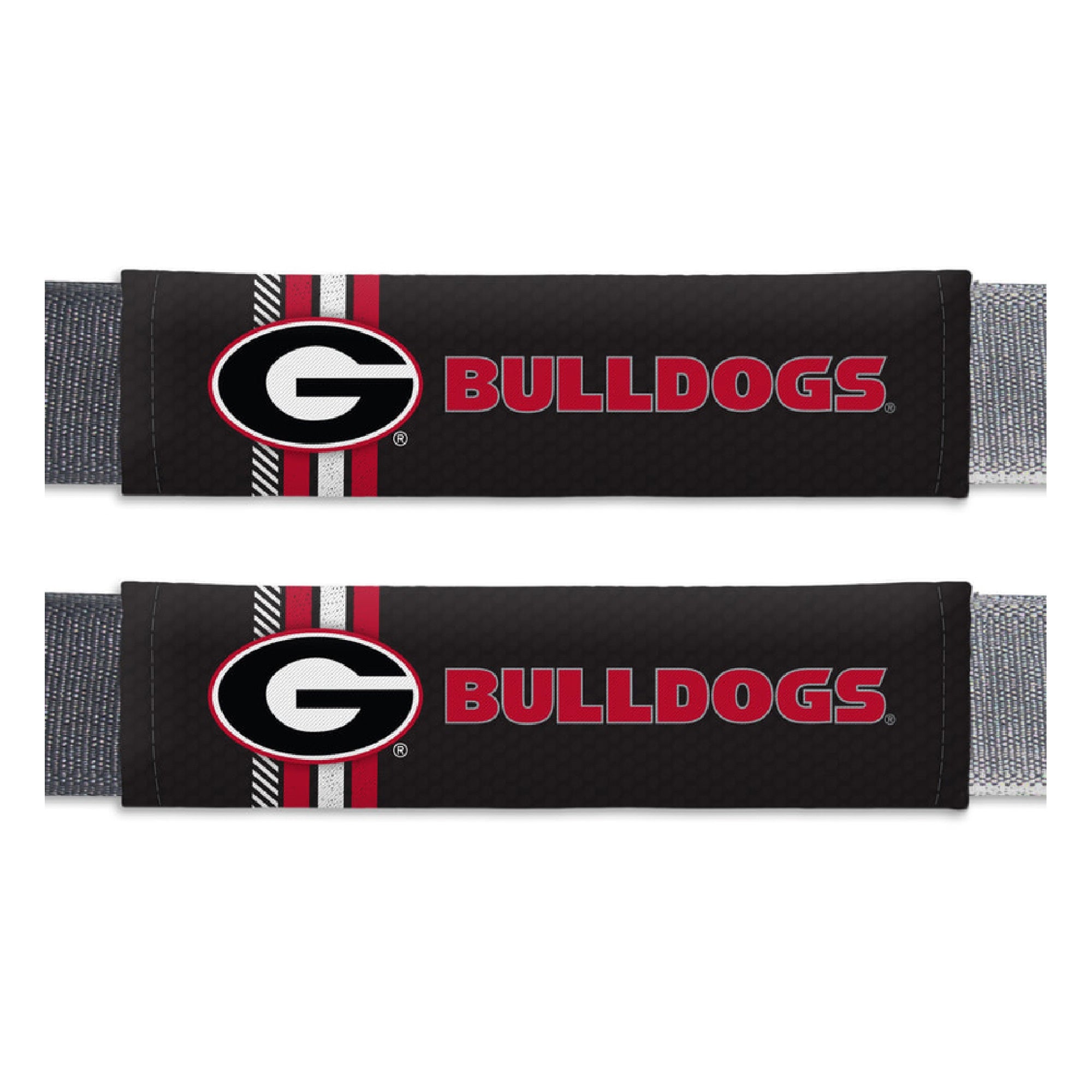 Georgia Bulldogs Team Color Rally Seatbelt Pad  2 Pieces