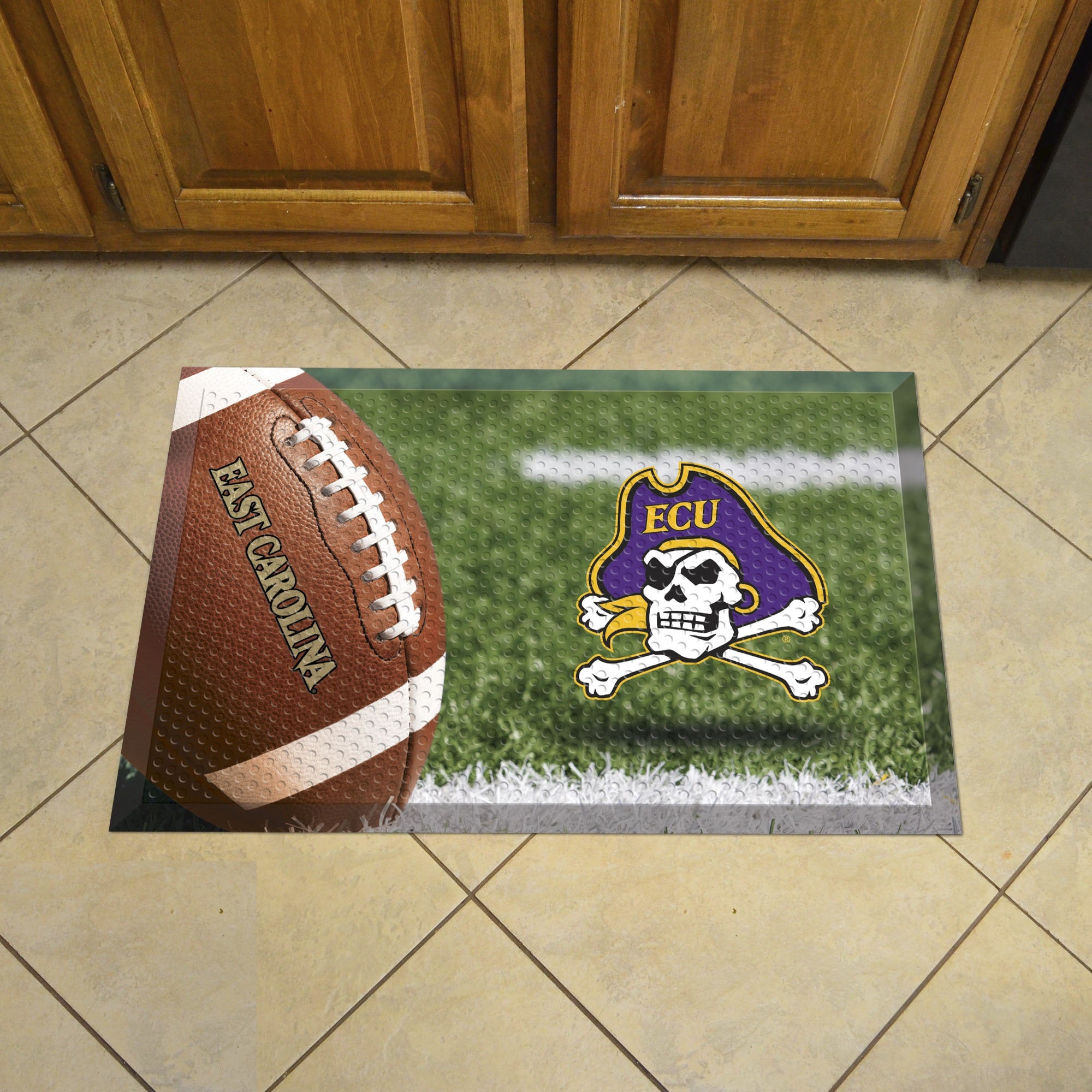 East Carolina Rubber Scraper Door Mat