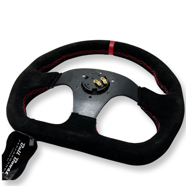 Billet Aluminum Steering Wheel + Short Hub Adapter Kit For Civic Integra Accord