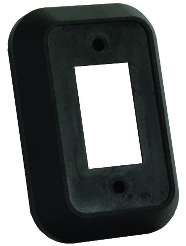 JR Products 13495 Single Switch Wall Spacer - Black