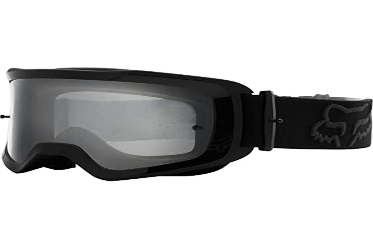Fox Racing Youth Main Motocross Goggle, STRAY Black - Clear Lens