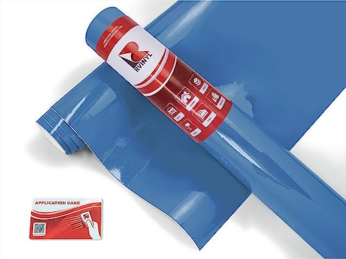 Avery Dennison Sw900 612-O Gloss Smoky Blue Supreme Wrapping Film Vinyl Vehicle Car Wrap Sheet Roll - (12'' X 60'' W/Application
