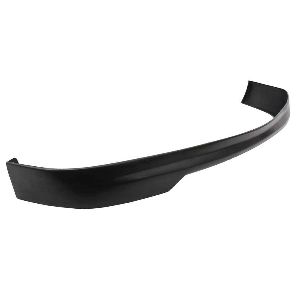IKON MOTORSPORTS Rear Bumper Lip for 1996-2000 Honda Civic Hatchback, Polyurethane, Unpainted Black, T-R Style