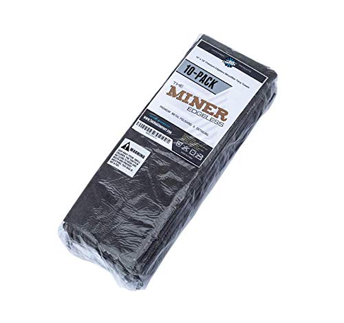 The Rag Company - The Miner - Professional Metal Polishing and Microfiber Detailing Towels, Safe on High-End Wheels and Soft Met
