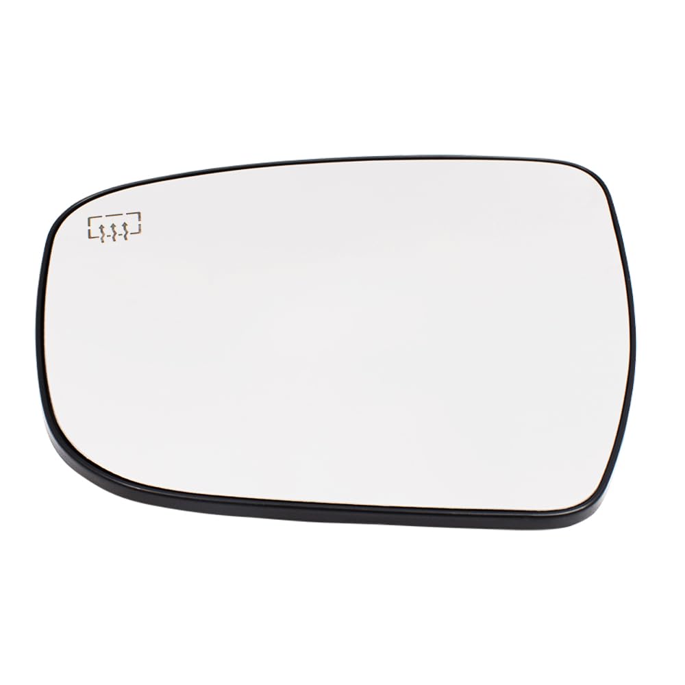 Brock Replacement Drivers Side View Mirror Glass & Base Heated Compatible with 15-17 Murano 14-18 Rogue 17-18 Pathfinder 963664B