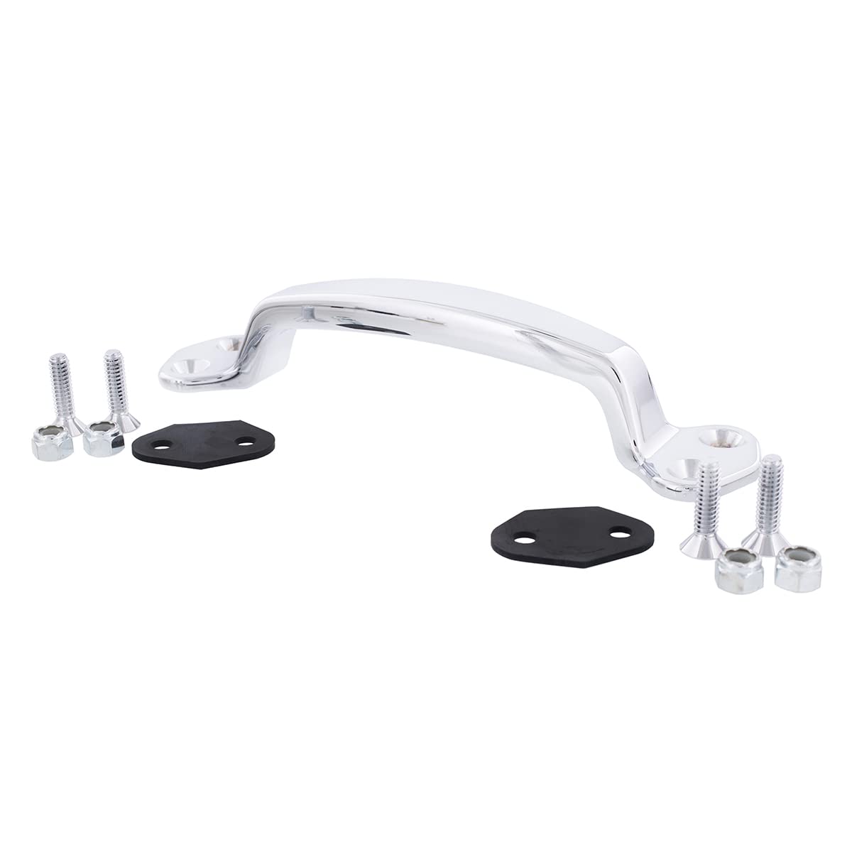 United Pacific 10960 Heavy-Duty Chrome Plated Grab Handle Set for Cars & Trucks, Universal Application, Easy Install - 1 Handle 