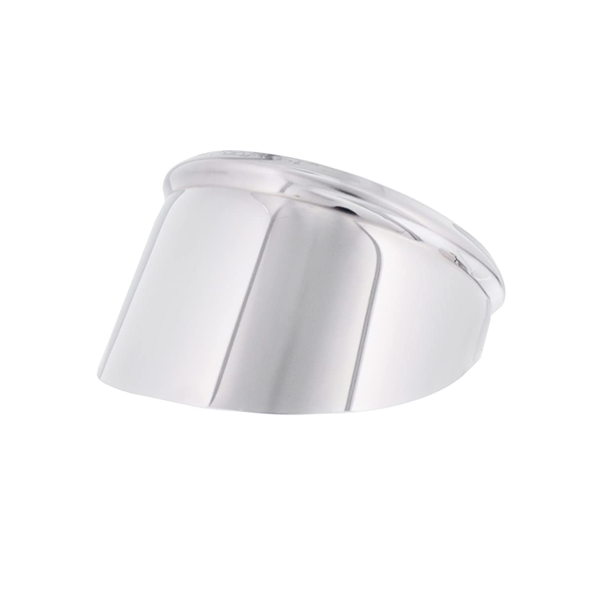 United Pacific C5002 4-inch Round Stainless-Steel Peep Mirror Visor, Highly Polished, Easy Installation, Fits 4-inch Peep Mirror