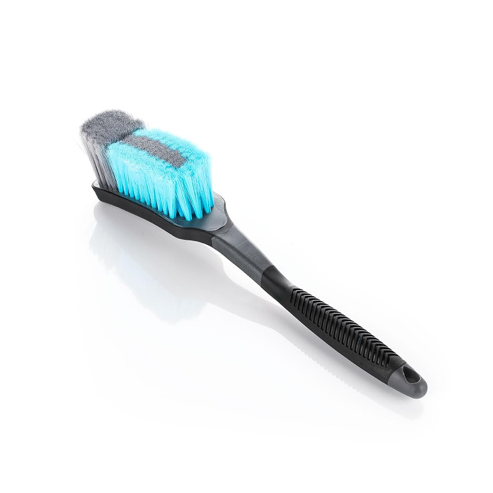 The Rag Company - ULTRA Wheel and Body Brush - Multi-Directional Soft Tip Bristles Safe for Wheels, Tires, and Body Panels on Ca