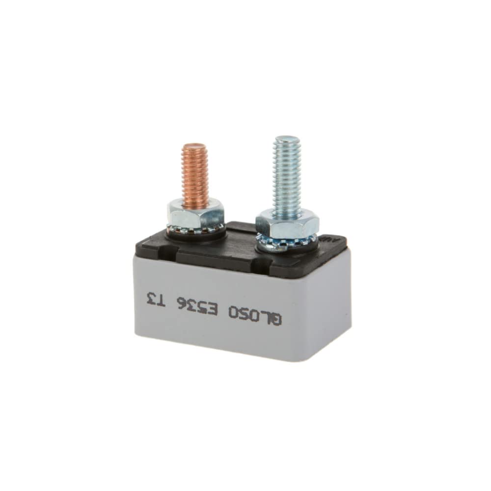 Gloso Stud Type Circuit Breakers, No Bracket, Manual Reset (T3) - 1 Pack (30A) E536