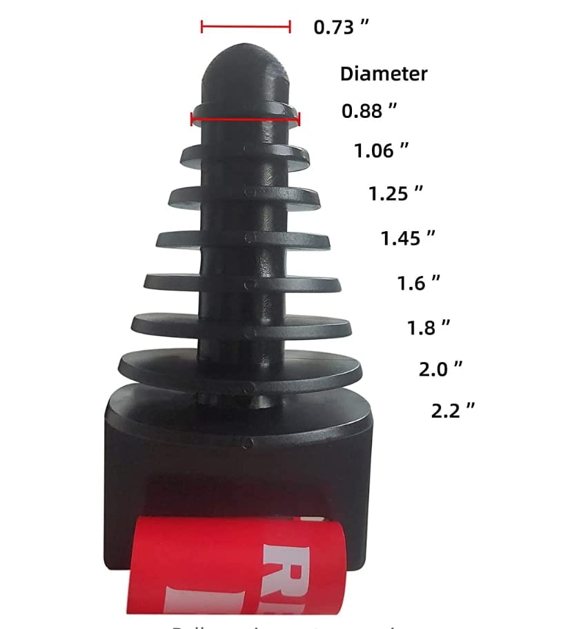 P1Tools Muffler Exhaust Wash Plug 0.8 ''to 2.2'', Rubber Exhaust Silencer Wash Plug for 2 Stroke and 4 Stroke Motorcycle Dirt Bi