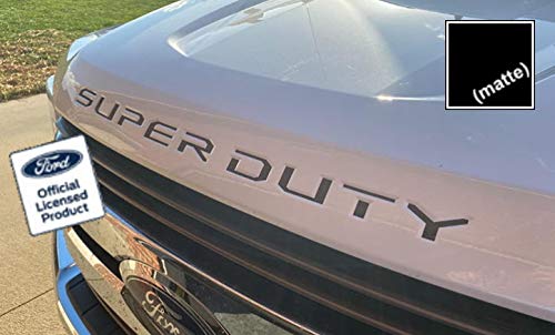 Decal Mods 2017-2022 Hood Grille Decal Sticker Letter Inserts Inlays (Thin) Replacement For Ford F250 F350 F450 (2017-2022) Supe