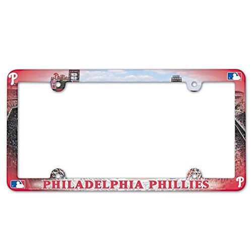 Wincraft Philadelphia Phillies Color Plastic License Plate Frame