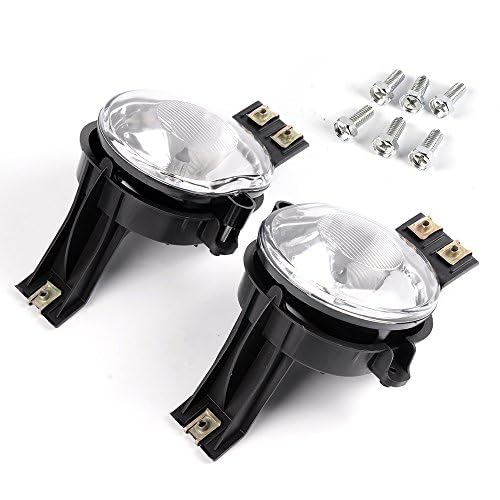 Grand Orange Bumper Fog Lights Compatible With Dodge Ram 1500 2002-2008 Fit Dodge Ram 2500 3500 2003-2009 W/Bezel Clear Lens Dri