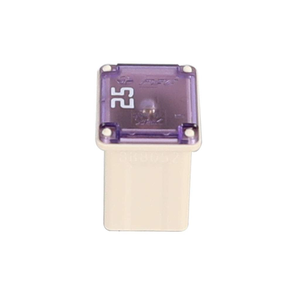 25 Amp Jcase Fuse Fmx-25 Low Profile Fuse Female Maxi Fuse Mini Automotive Box Shaped Fuses (10 Pack)