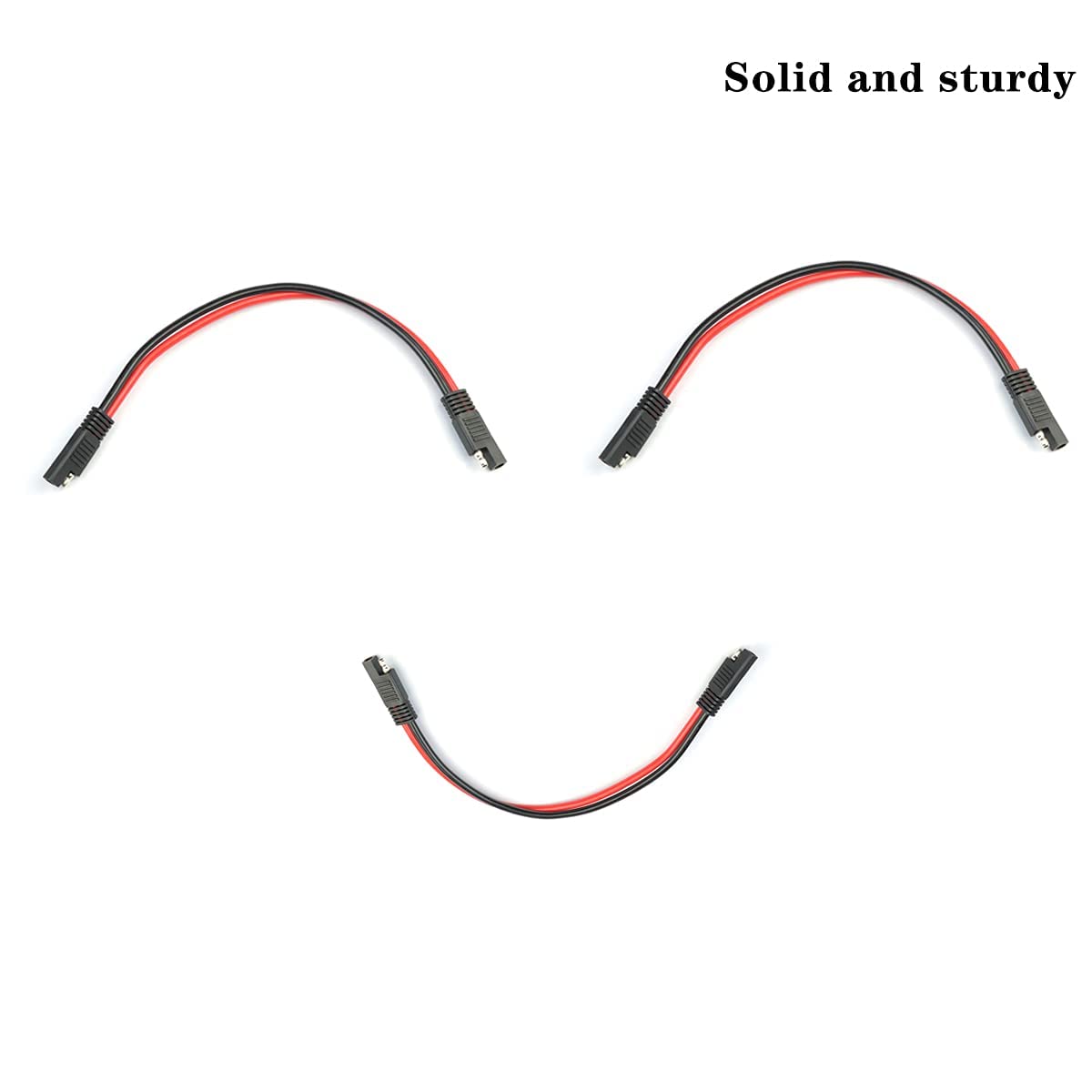 5 Pack 12 Gauge 2 Pin Quick Disconnect Polarized Wire Harness SAE Connector Bullet Lead Cable for Motorcycle Boat Car Tractor -