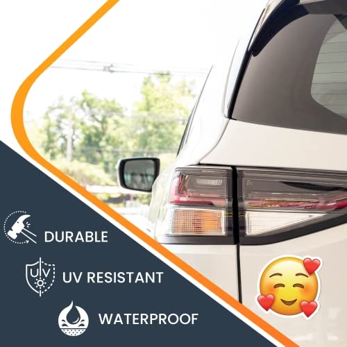 Magnet Me Up Smiley Emoticon Car Magnet Decal, 5" Vinyl, Cute Decorative Magnet for Cars, Trucks, SUVs, Made in USA