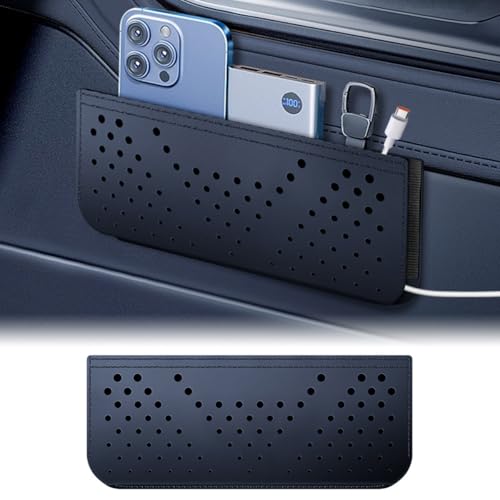 Sthira Car Storage Pouch For Dashboard Pu Breathable Utility Pouch Peelandstick Storage Pouch Car Accessories Storage Bag For