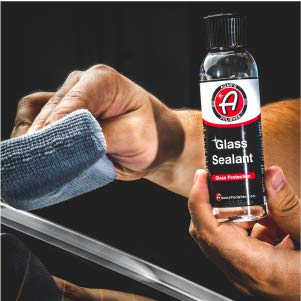 Adam's Polishes Glass Sealant 2.0 - 4oz Super Concentrated, Clear, GS-4 - Water Beading & Easy Application