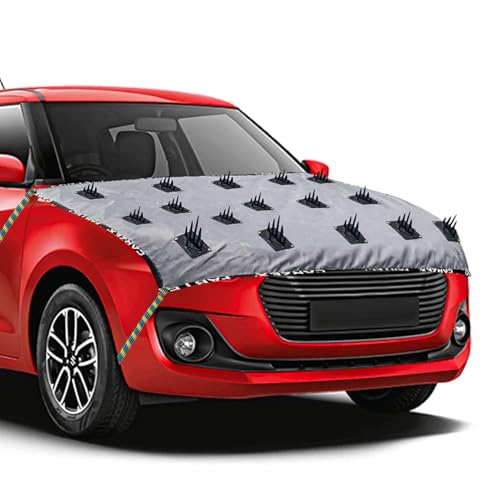 Fabtec Dog Protection Car Cover For Car Bonnet With Spikes 100% Protection From Dogs, Pets And Animals Dustproof Car Body Cover