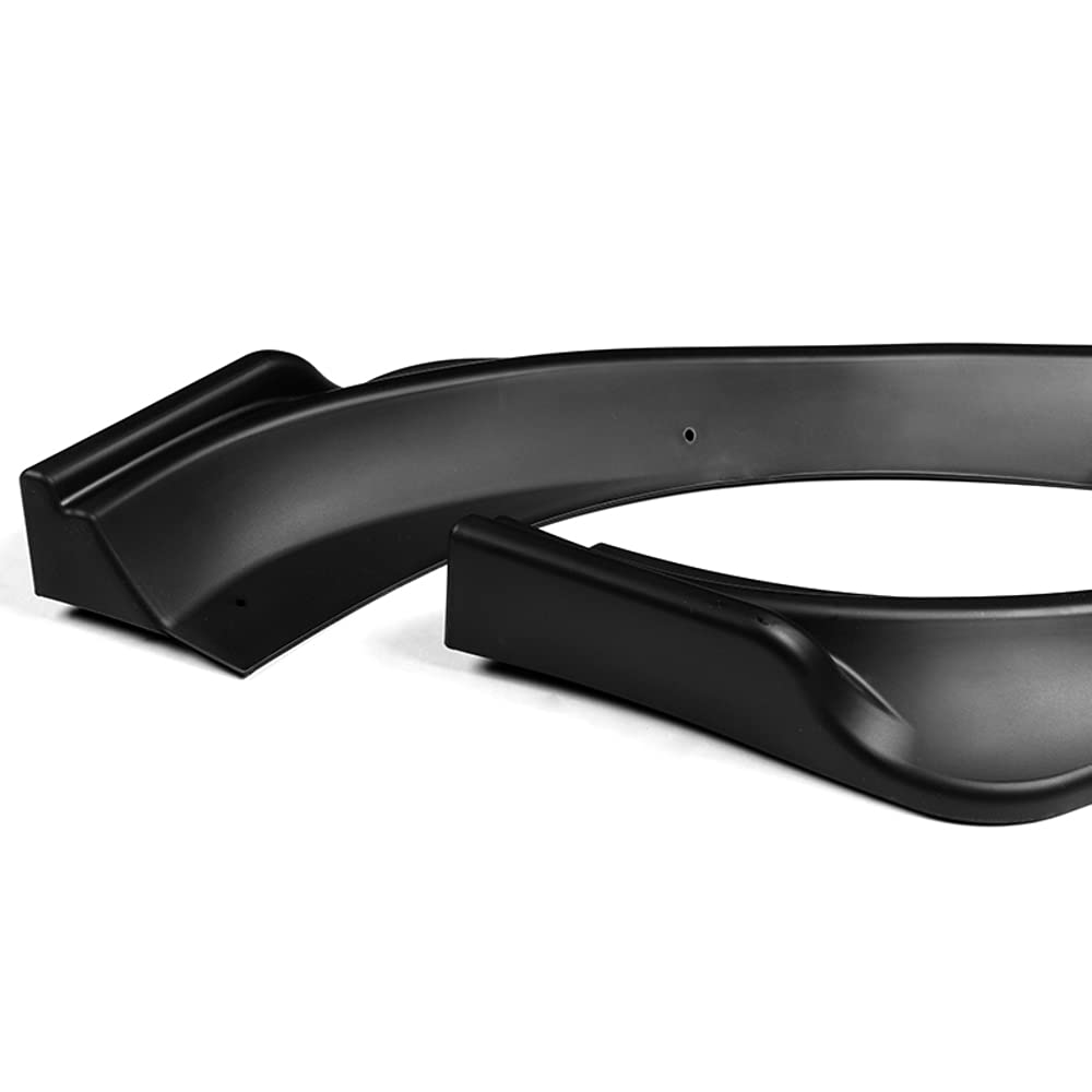 Q1-Tech , Front Bumper Lip Fit For Compatible With 2013 - 2016 Hyundai Genesis Coupe, Front Bumper Lip Spoiler Air Chin Body Kit Splitter Unpainted Matt Black, 2014 2015 (Ks-Style)