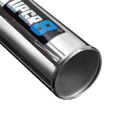Upgr8 Universal Outside Diameter Polished Aluminum Pipe (3.5'(89Mm), 180 Degree)