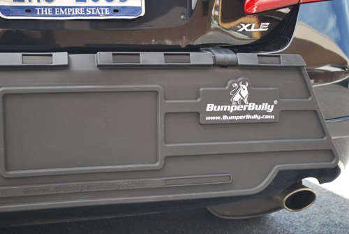 BumperBully Rear Bumper Guard - BLACK EDITION, Polyvinyl Chloride, Model BBULLY-3CM, Outdoor Protection, Color Black