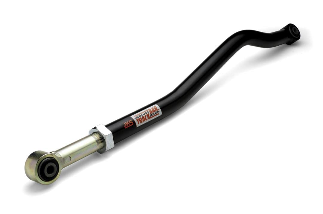 JKS International OGS121 Front Adjustable HD Track Bar for Jeep JK - Black Rubber