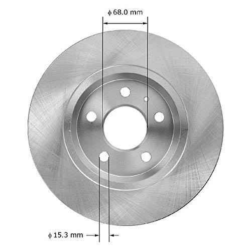 Bendix Premium Prt5993 Rear Brake Rotor For Select Models Audi A4, A4 Quattro, A5, A5 Sportback, A6, A6 Allroad, Q5
