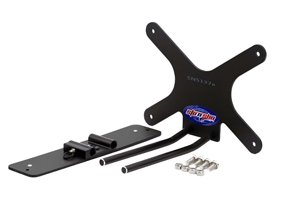 Sto N Sho Front License Plate Bracket Compatible With 2021-2024 Dodge Durango/2018-2020 Dodge Durango With Srt Front End With Adaptive Cruise (Sns137A)