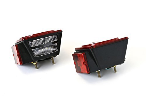 Maxxhaul 70460 12V Led Trailer Tail Lights (Turn/Stop/Signal-Left/Right-Dot Compliant)