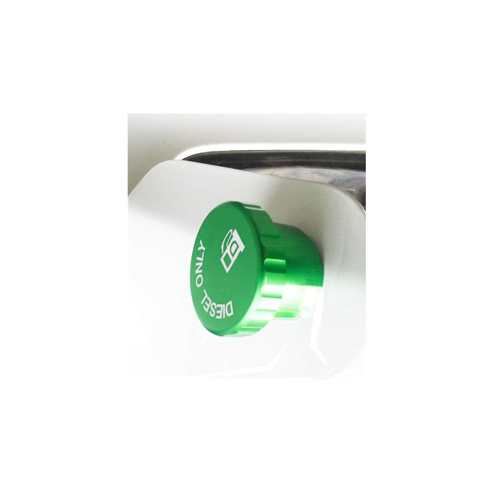 XJDAMZ Aluminum Diesel Fuel Cap for 2019-2022 Dodge Ram 1500 2500 3500 - Fits Models with Vertical Plastic Posts